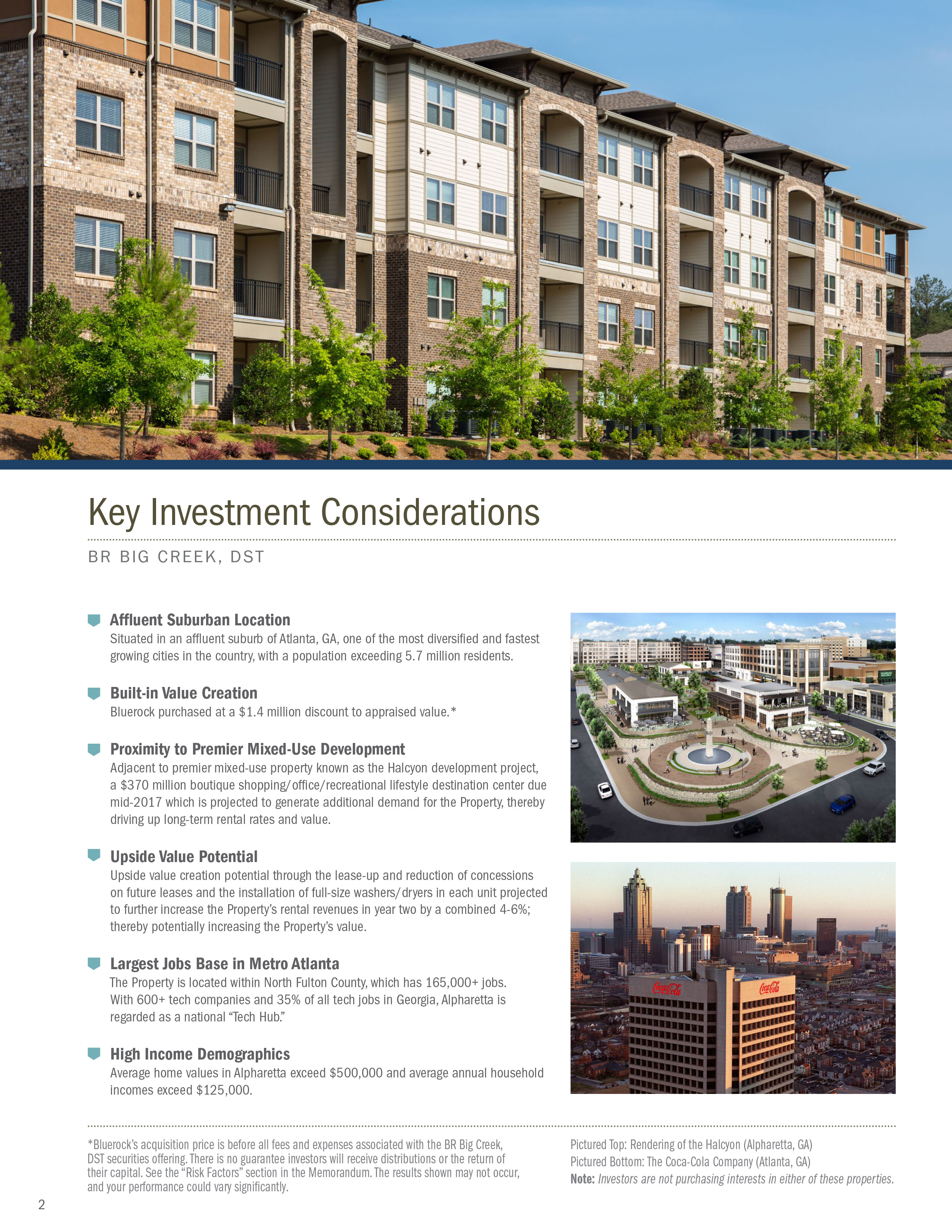 Bluerock Big Creek brochure
