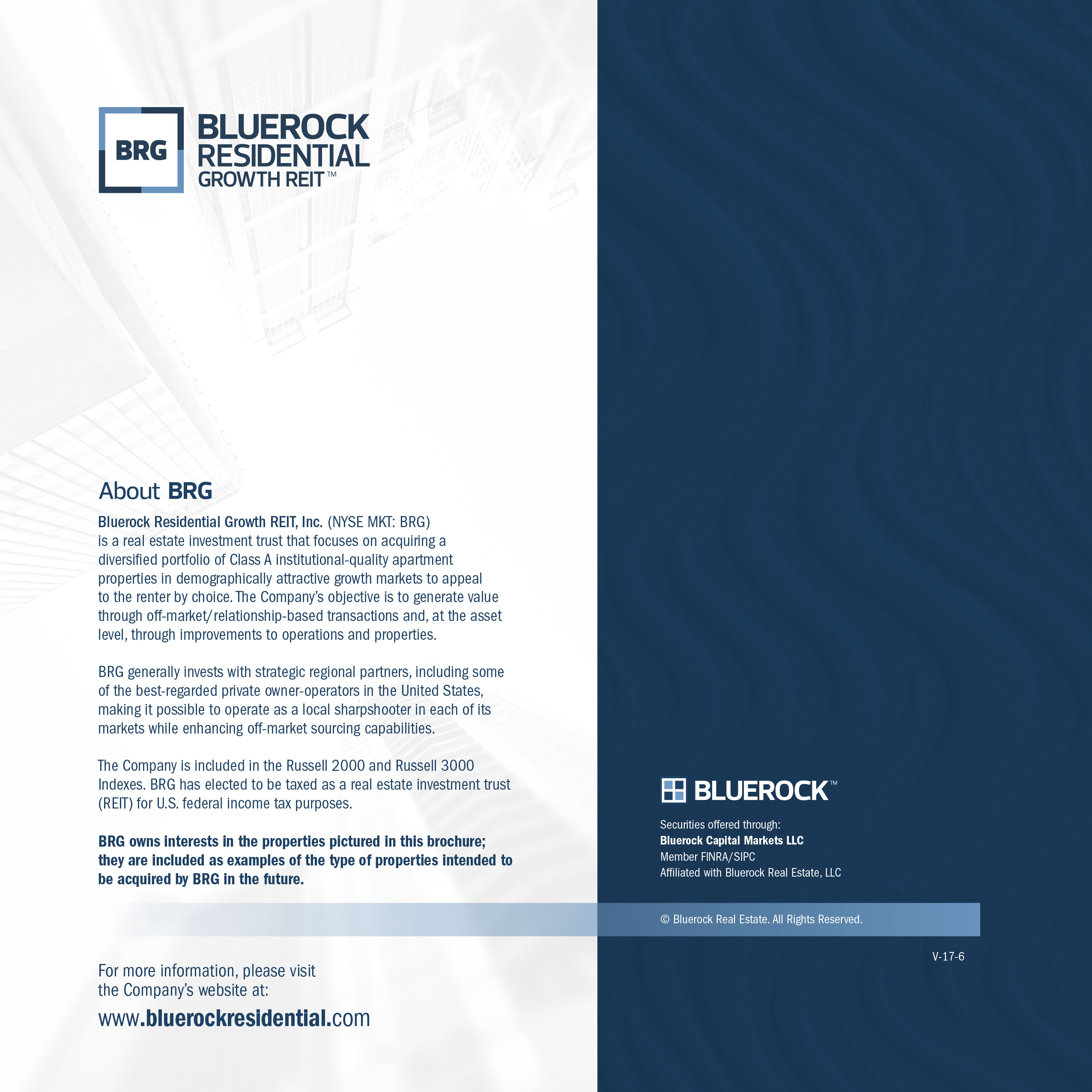 Bluerock BRG portfolio