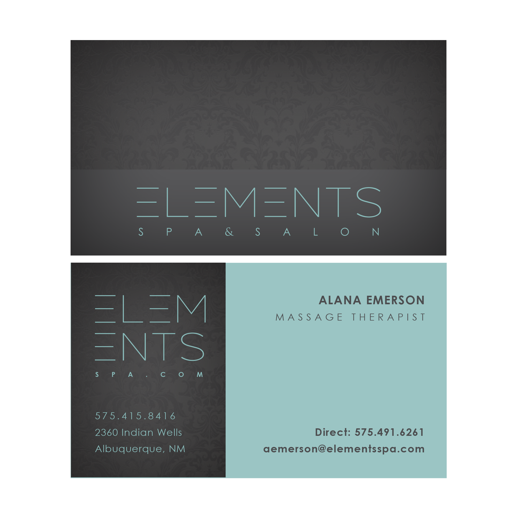 Elements business card