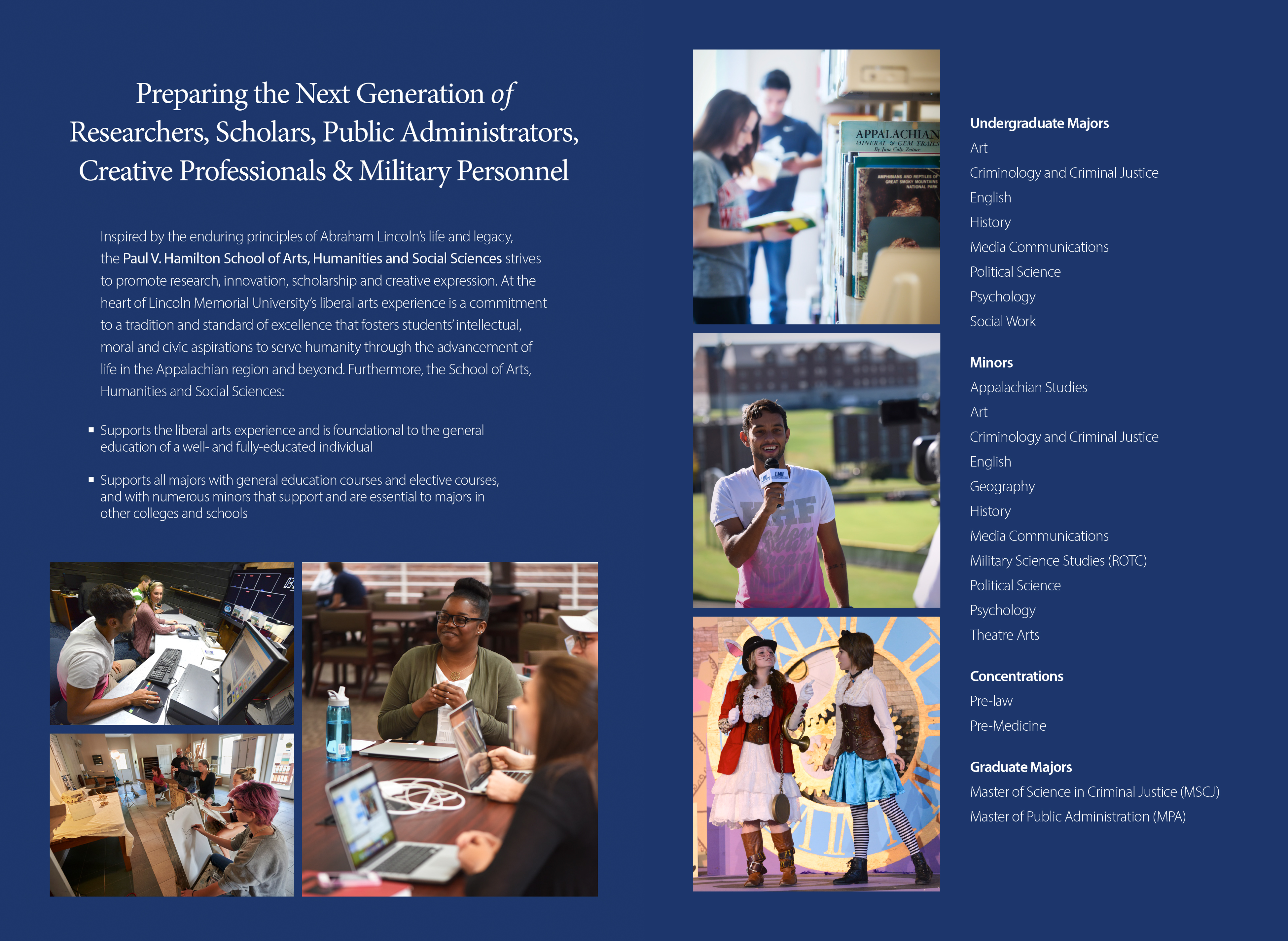 LMU AHSS brochure inside