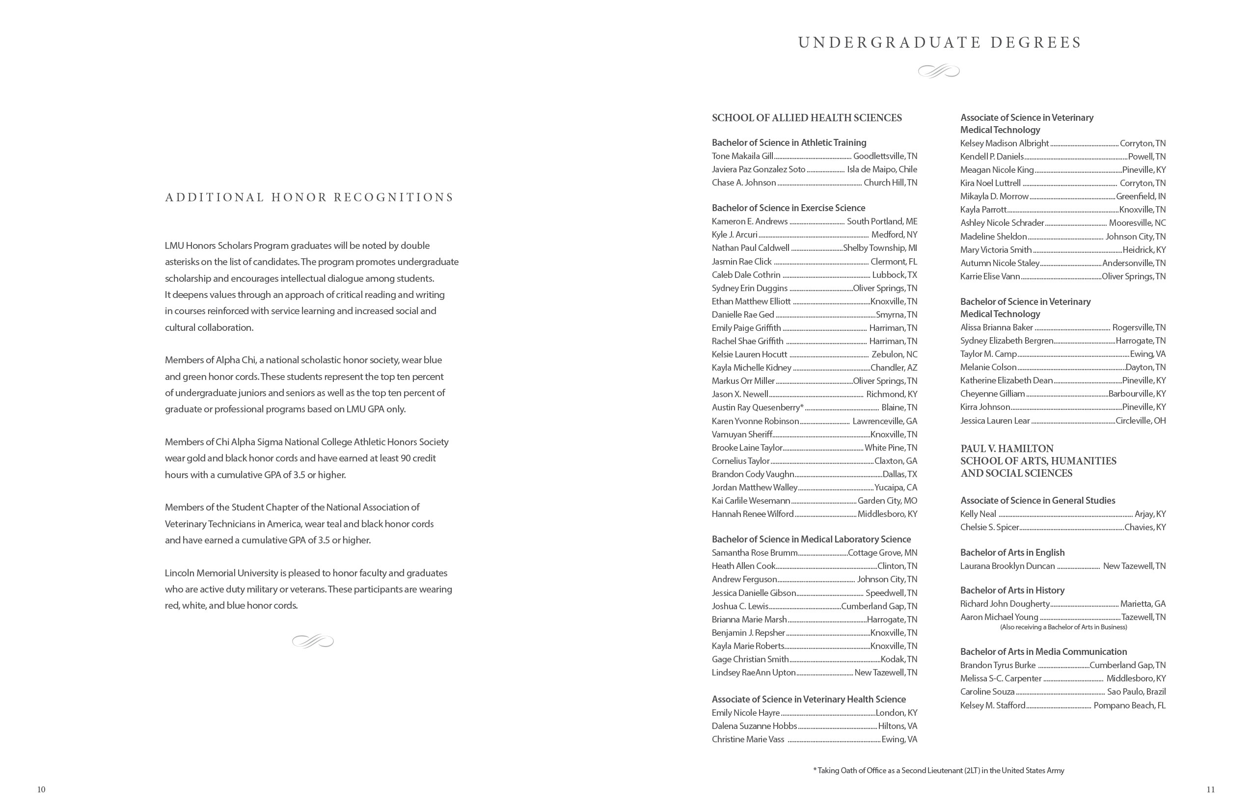 LMU commencement inside pages